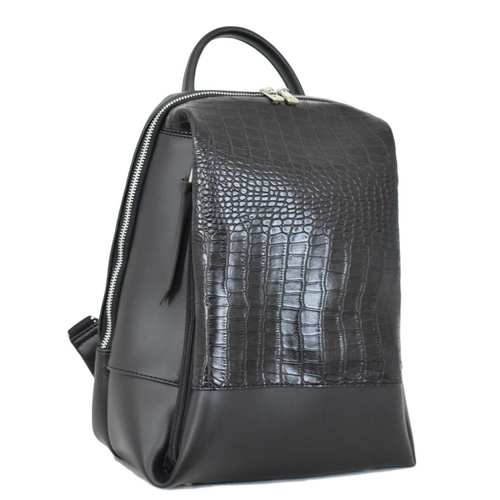 Стильний рюкзак від українського виробника ТМ "LucheRino". Виготовлений з шкірзамінника високої якості. Оригінальний дизайн та надійна фурнітура.